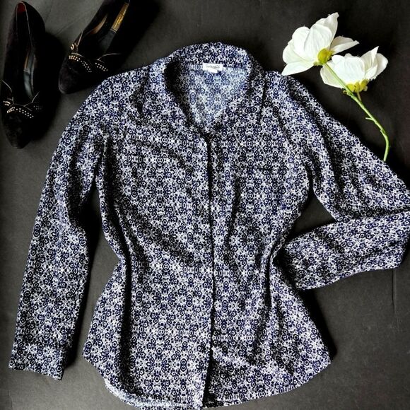 Anthropologie Floral Print Blouse - Picture 1 of 8